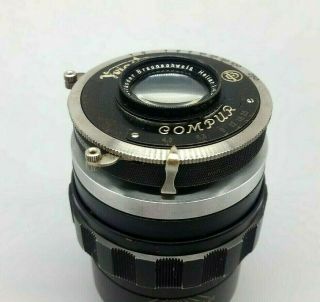 Voigtlander Heliar 10.  5cm F4.  5 Leica M Mount Modified Lens Vintage Lens