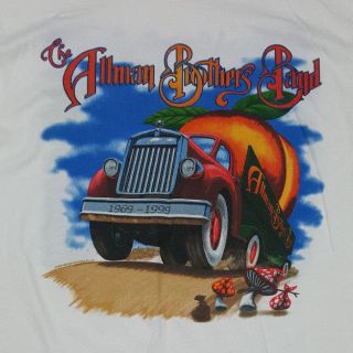 Vintage The Allman Brothers Band Abb Xxx 1969 - 1999 Anniversary Tour Shirt Large