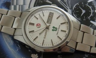 Vintage Rado Green Horse Day/date Automatic Swiss Made Watch.  Nice&rare