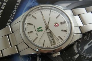 VINTAGE RADO GREEN HORSE DAY/DATE AUTOMATIC SWISS MADE WATCH.  NICE&RARE 2