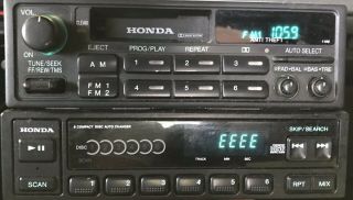Honda Civic Del Sol Prelude Accord Compact Disc Accessory Radio Ultra Rare Oem