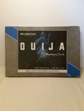 Vtg Rare 60s Ouija Board Deluxe Edition Salem Mass William Fuld Parker Brothers