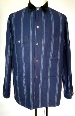 Ralph Lauren Polo Barn Jacket Over Coat Mens Medium M Chore Vintage Country Blue