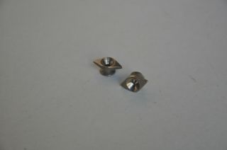 RARE 1980 ' s Vintage Gibson Diamond Strap Buttons NICKEL for Les Paul 1981/1982 3