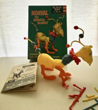 Vtg Dr Seuss Zoo Revell Norval The Bashful Blinket Figure Model Kit 1959 50s 60s