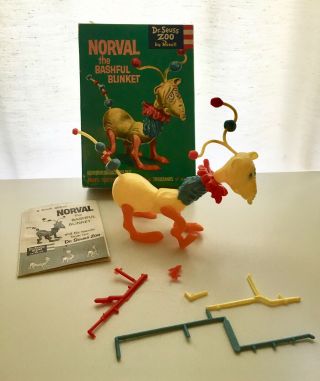 VTG Dr Seuss Zoo Revell Norval The Bashful Blinket Figure Model Kit 1959 50s 60s 2