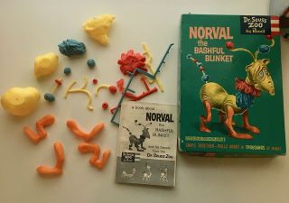 VTG Dr Seuss Zoo Revell Norval The Bashful Blinket Figure Model Kit 1959 50s 60s 6