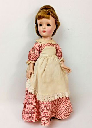 Rare Antique 1950s Madame Alexander Little Women Meg 14 " Walker Doll
