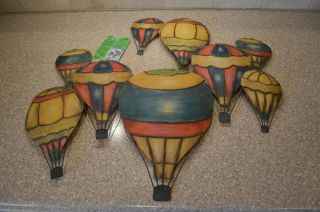 Vtg Hot Air Balloon Garden Treasures 