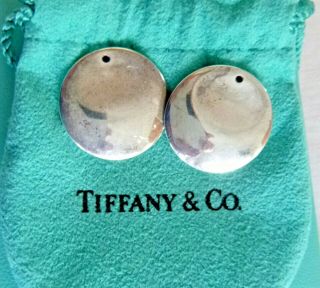 Vintage Tiffany & Co.  Elsa Peretti Sterling Silver Earring Jackets Enhancers