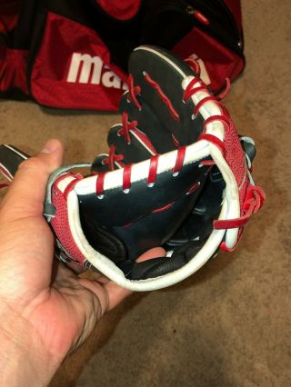 Wilson A2000 11.  5 Custom SuperSkin 1786 Navy and Red Baseball Glove CWS Rare 5