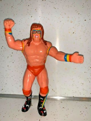 Wwf Wwe Wrestling Vintage Ljn Ultimate Warrior Figure 1988 Titan Sports Ex Cond