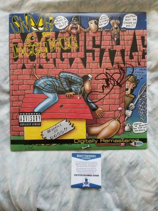 Snoop Dogg Rare Signed Doggystyle Vinyl Lp Record With Beckett Rap Hip Hop