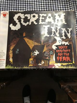 Scream Inn Vintage Board Game By Denys Fisher / Strawberry Fayre (1974) Complete