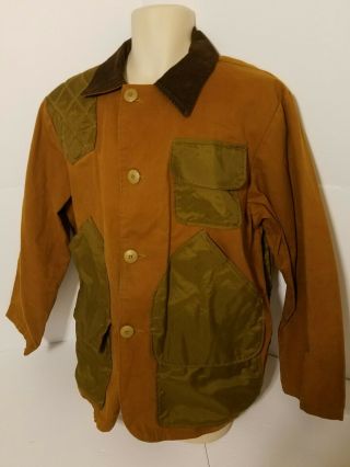 Vtg 1960s Sears Fowl Bird Hunting Shooting Field Jacket Mens Coat Large