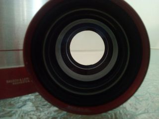Rare Bausch & Lomb Cinephor 4 inches f1.  8 projection lens Double Gauss 3