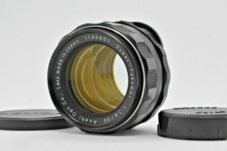 [rare 8 Element Exc,  5] Asahi Pentax Takumar 50mm F/1.  4 F1.  4 Lens M42 Japan