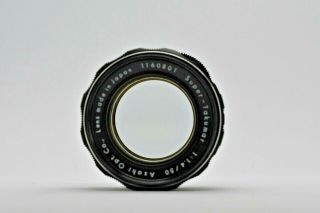 [Rare 8 Element EXC,  5] Asahi Pentax Takumar 50mm f/1.  4 F1.  4 Lens M42 JAPAN 8