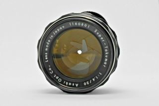 [Rare 8 Element EXC,  5] Asahi Pentax Takumar 50mm f/1.  4 F1.  4 Lens M42 JAPAN 9
