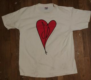 Vintage 90s Smashing Pumpkins Heart Doublesided T - Shirt Softee Xl