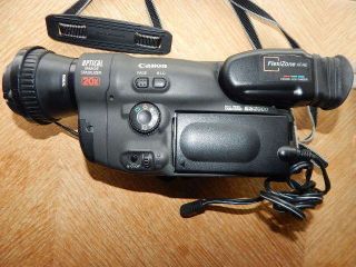 Vintage 1995 Canon ES2000A Hi - Fi 8mm Video Camcorder,  Remote,  Batteries,  Cords 6