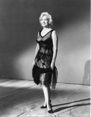Marilyn Monroe Rare Wardrobe Test Vintage Photo Iconic Dress Some Like It Hot