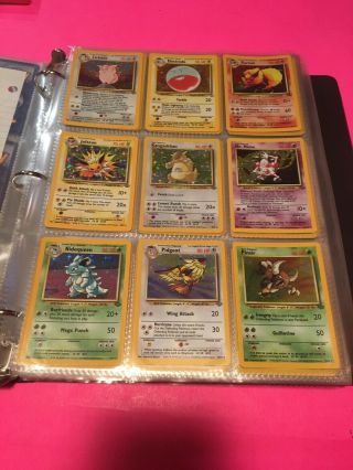 Pokemon Cards Jungle Set Complete 64/64 Holo Rare 1999 Un Played Gem