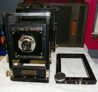 Vintage Seneca Improved 5x7 Folding Large Format View Camera w/Koilos Lens 4