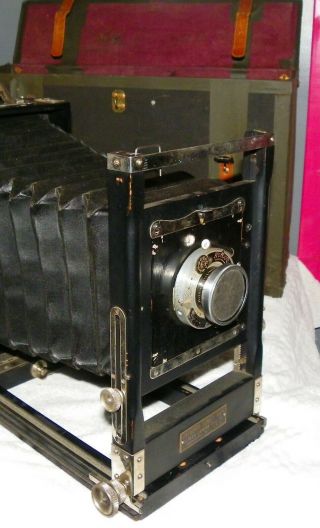 Vintage Seneca Improved 5x7 Folding Large Format View Camera w/Koilos Lens 6