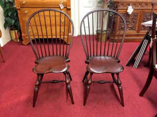 Tubb Furniture Bow Back Windsor Chairs - Pair - Delivery Available