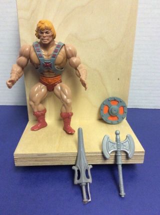 Vintage 1984 He Man Masters Of The Universe He Man Figure - 100 Complete