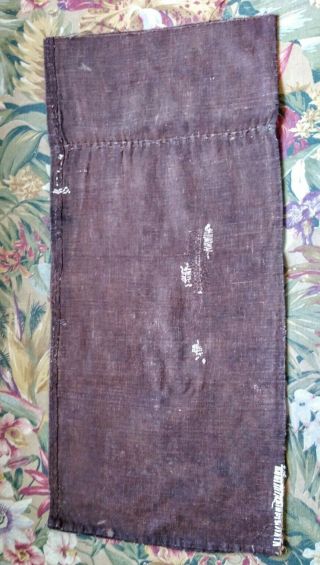 Vintage Cotton Sakabukuro Sake Bag.  28 1/2x 12 1/2 " Inv.  A