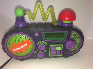 Nickelodeon Timeblaster Time Blaster Digital Radio Alarm Clock Vintage 1995