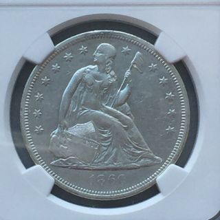 1860 O Seated Liberty Silver Dollar - Ngc Xf Details - Rare Early Type Coin