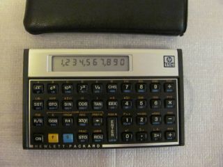 Vintage USA 80 ' s Hewlett - Packard HP 11C Programmable Calculator,  rare 3