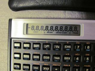 Vintage USA 80 ' s Hewlett - Packard HP 11C Programmable Calculator,  rare 4