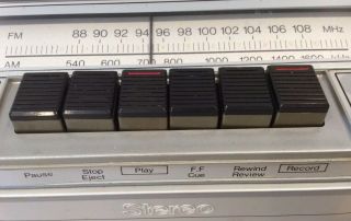 Vintage JC Penney AM/FM Stereo Receiver Cassette Player Recorder Model 681 - 3887 2