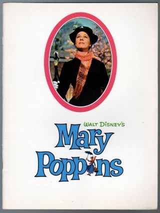 Vintage 1964 Mary Poppins Movie Press Book Disney Golden Press Julie Andrews