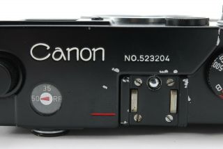 RARE Canon L2 Repaint Black 35mm Rangefinder Film Camera Body L39 From JAPAN 9