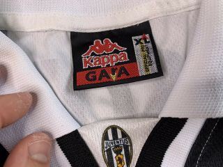 Vintage Kappa Juventus Italy Pessotto 22 SONY MiniDisc Soccer Jersey Size XL 3