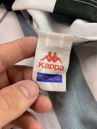 Vintage Kappa Juventus Italy Pessotto 22 SONY MiniDisc Soccer Jersey Size XL 6