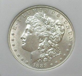 1888 - S Morgan Silver Dollar Gem Uncirculated Rare This