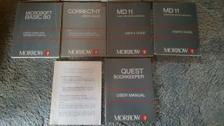 Vintage RARE set of Morrow MD 11 Manuals - 14 (perhaps complete set) 2