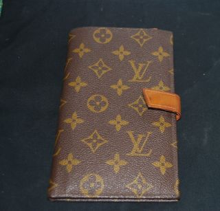 Rare Vintage Louis Vuitton Saks Fc Passport Agenda Portfolio Organizer Wallet Lv