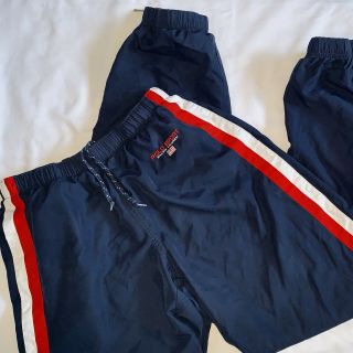Vintage Polo Sport Ralph Lauren Track Pants Spell Out Logo Side Stripe Mens S/m