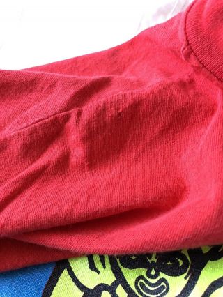 Vintage 1993 Smashing Pumpkins Wizard T Shirt Red Size XL 5