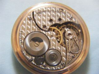 Rockford 15j Gr.  585 Pocket Watch 581574 Runs Gold Filled Case