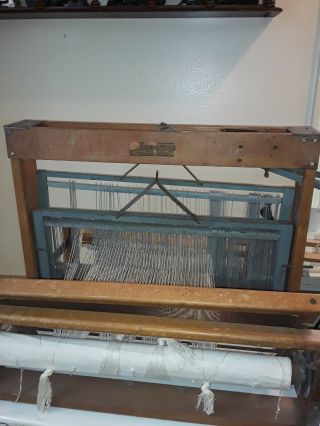 Vintage Structo Artcraft Table Top Hand Weaving Loom Tapestry 4 Shaft