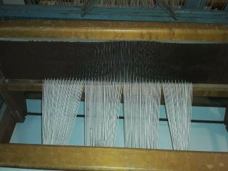 Vintage Structo ArtCraft Table Top Hand Weaving Loom Tapestry 4 shaft 4