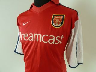 Arsenal vintage Nike Home Shirt 2000 - 2002 Dreamcast Maglia Trikot Size Medium 3